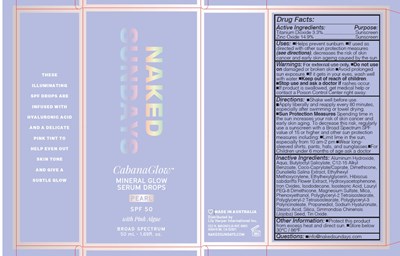 2 - CABANA GLOW mineral glow serum drops 50mL Pearl 